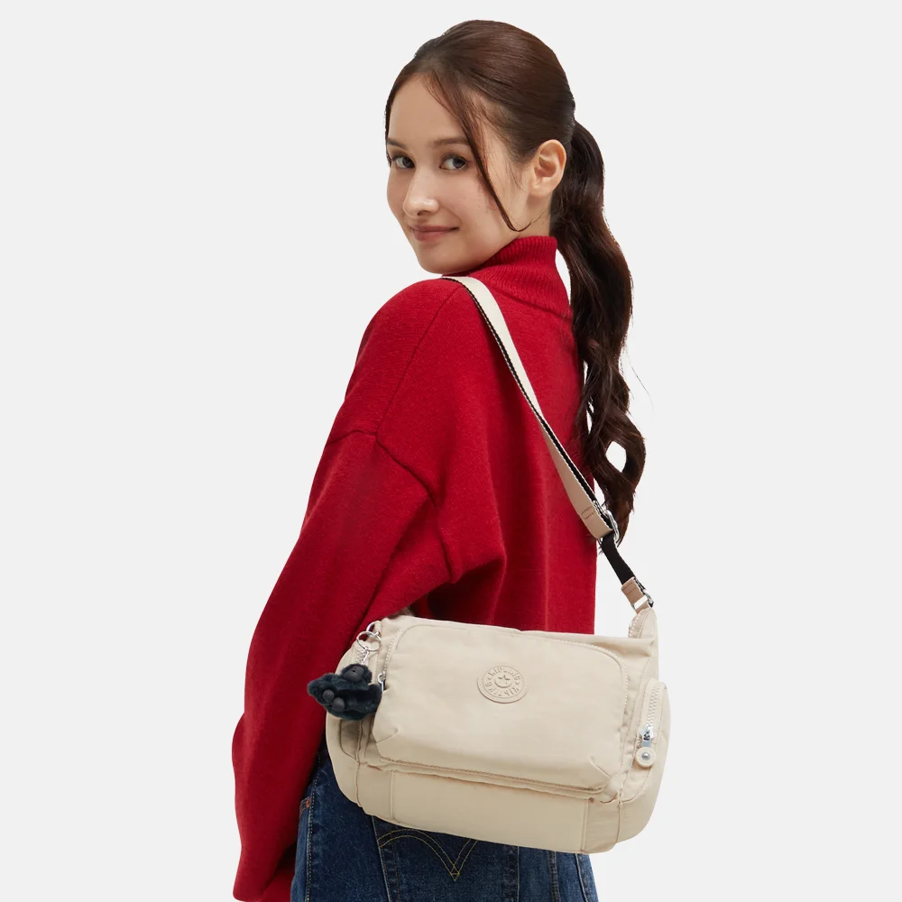 Kipling Gabb schoudertas S back to beige bij Duifhuizen