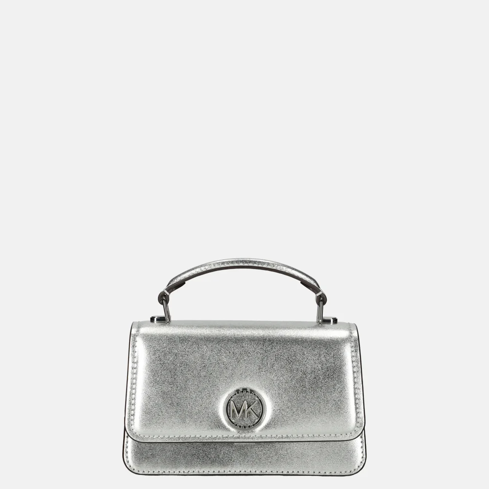 Michael Kors crossbody tas silver bij Duifhuizen