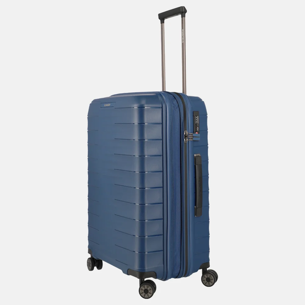 Travelite Mooby reiskoffer 67 cm blue bij Duifhuizen