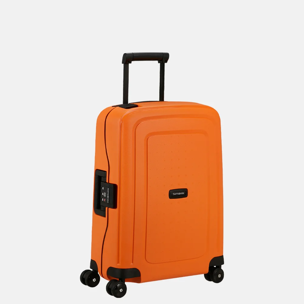 Samsonite S´Cure handbagage koffer 55 cm apricot bij Duifhuizen