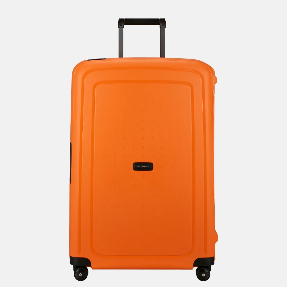 Samsonite S´Cure Spinner reiskoffer 75 cm apricot bij Duifhuizen