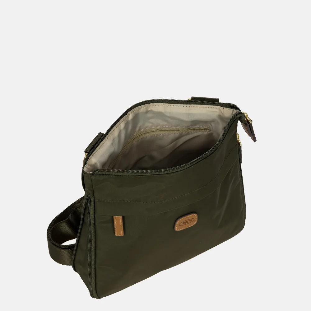 Bric's X-Bag Urban schoudertas oliva bij Duifhuizen