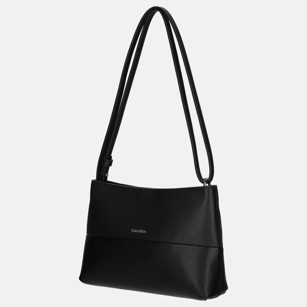 Calvin Klein Mixmedia bag schoudertas S black bij Duifhuizen