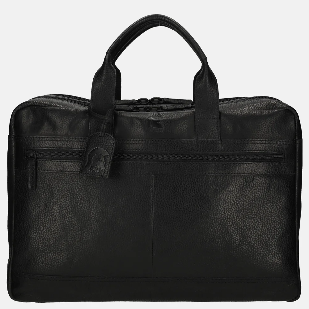 Pylos 59 Sarda laptoptas 17 inch laptoptas black bij Duifhuizen