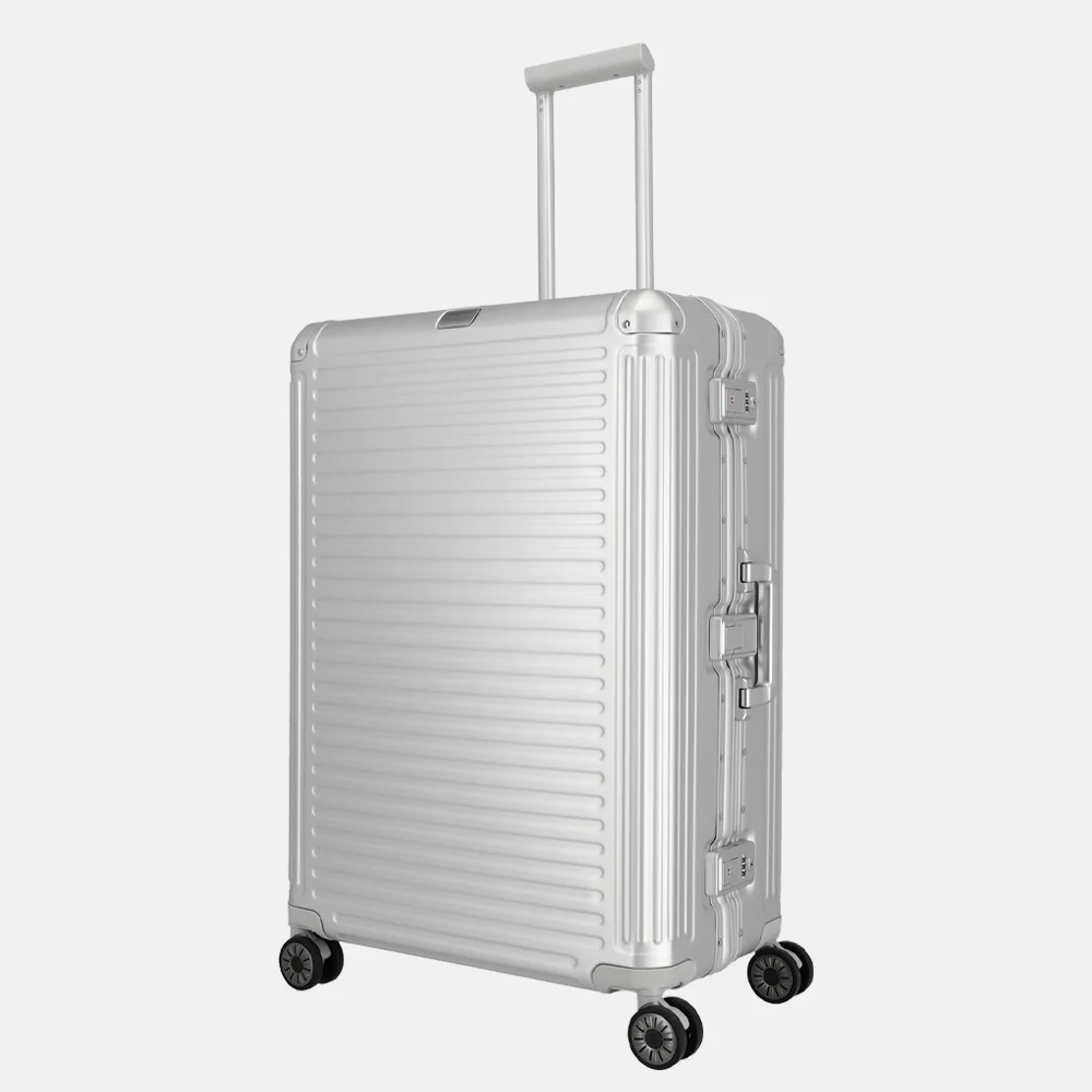 Travelite Next 2.0 reiskoffer 77 cm silver bij Duifhuizen