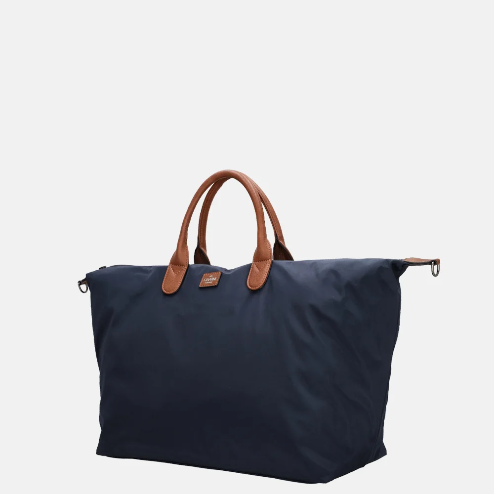 Charm London Buckingham weekendtas blauw bij Duifhuizen