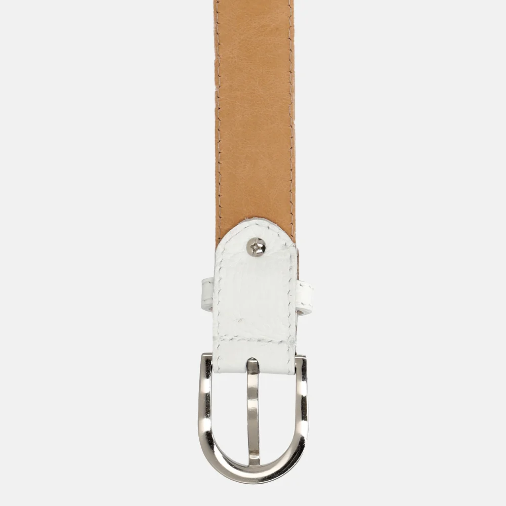 Charm London Anna Belt riem 2,5 cm wit bij Duifhuizen