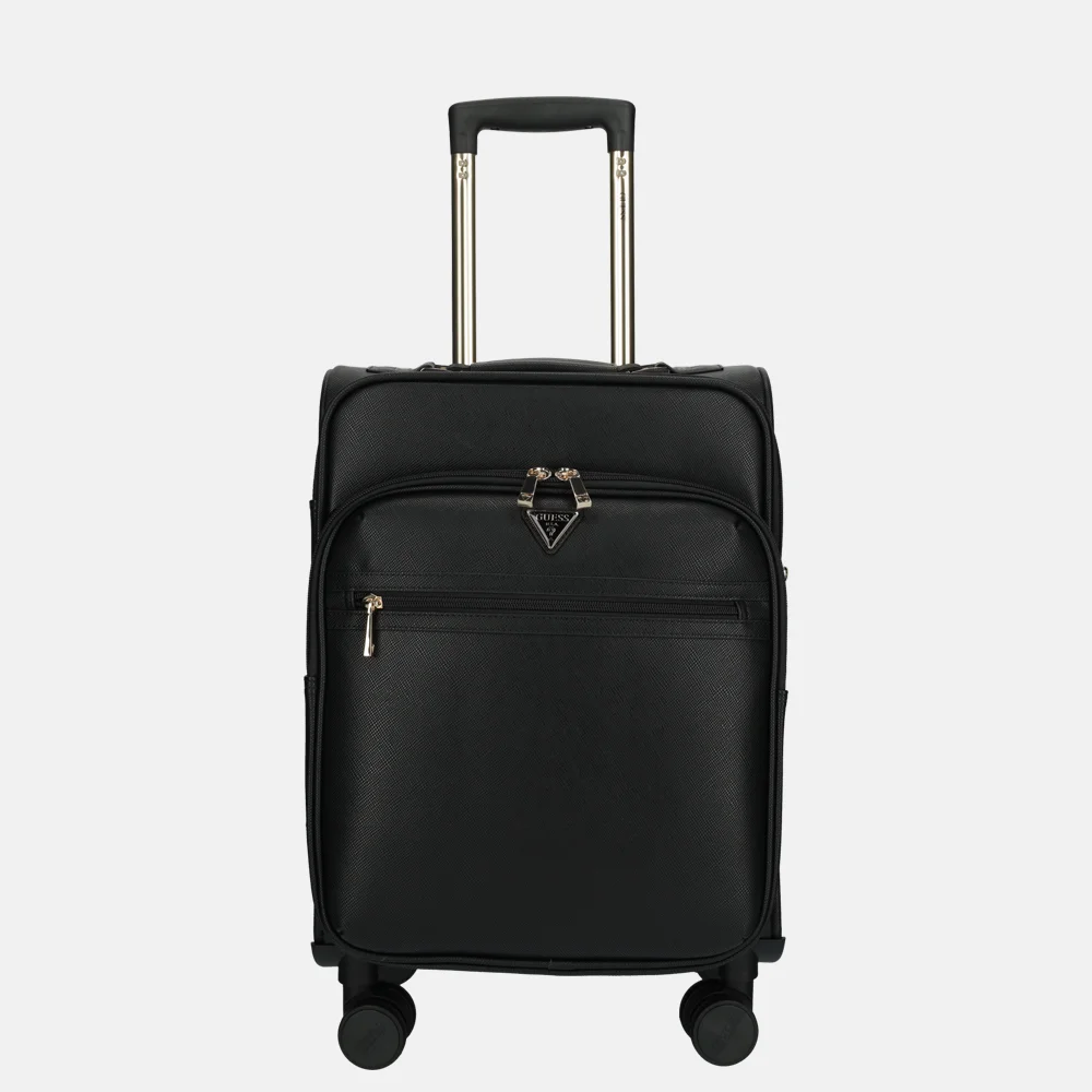 Guess Norom travel handbagage koffer black bij Duifhuizen