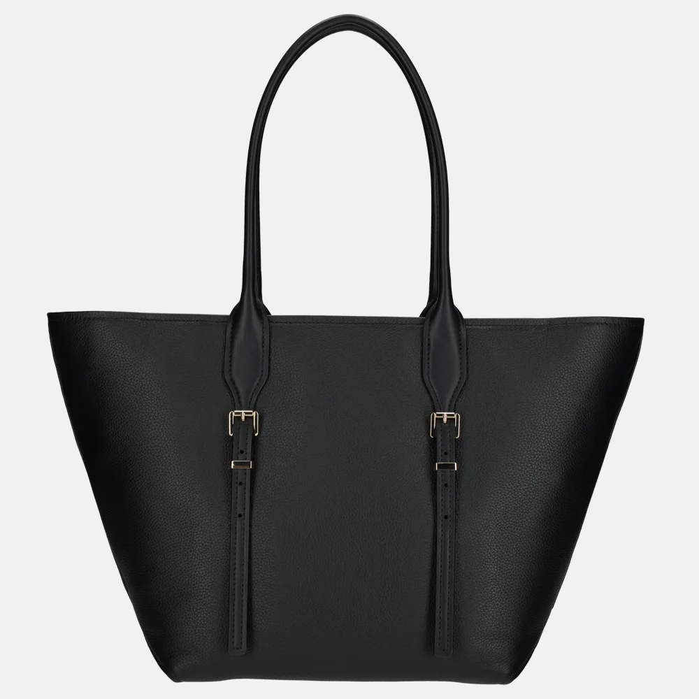 Michael Kors Moore buckle shopper black bij Duifhuizen