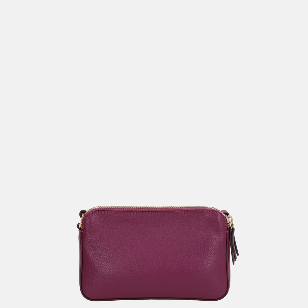 Loulou Essentiels Sue crossbody tas plum bij Duifhuizen