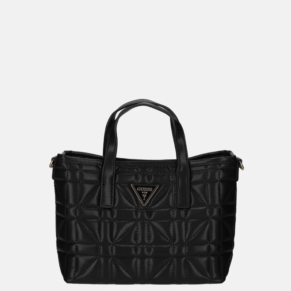 Guess Latona mini tote handtas black bij Duifhuizen