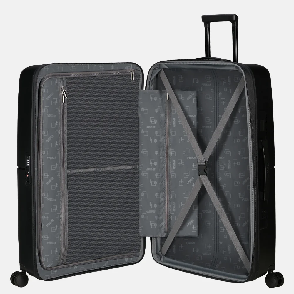 American Tourister Dashpop reiskoffer 77 cm true black bij Duifhuizen