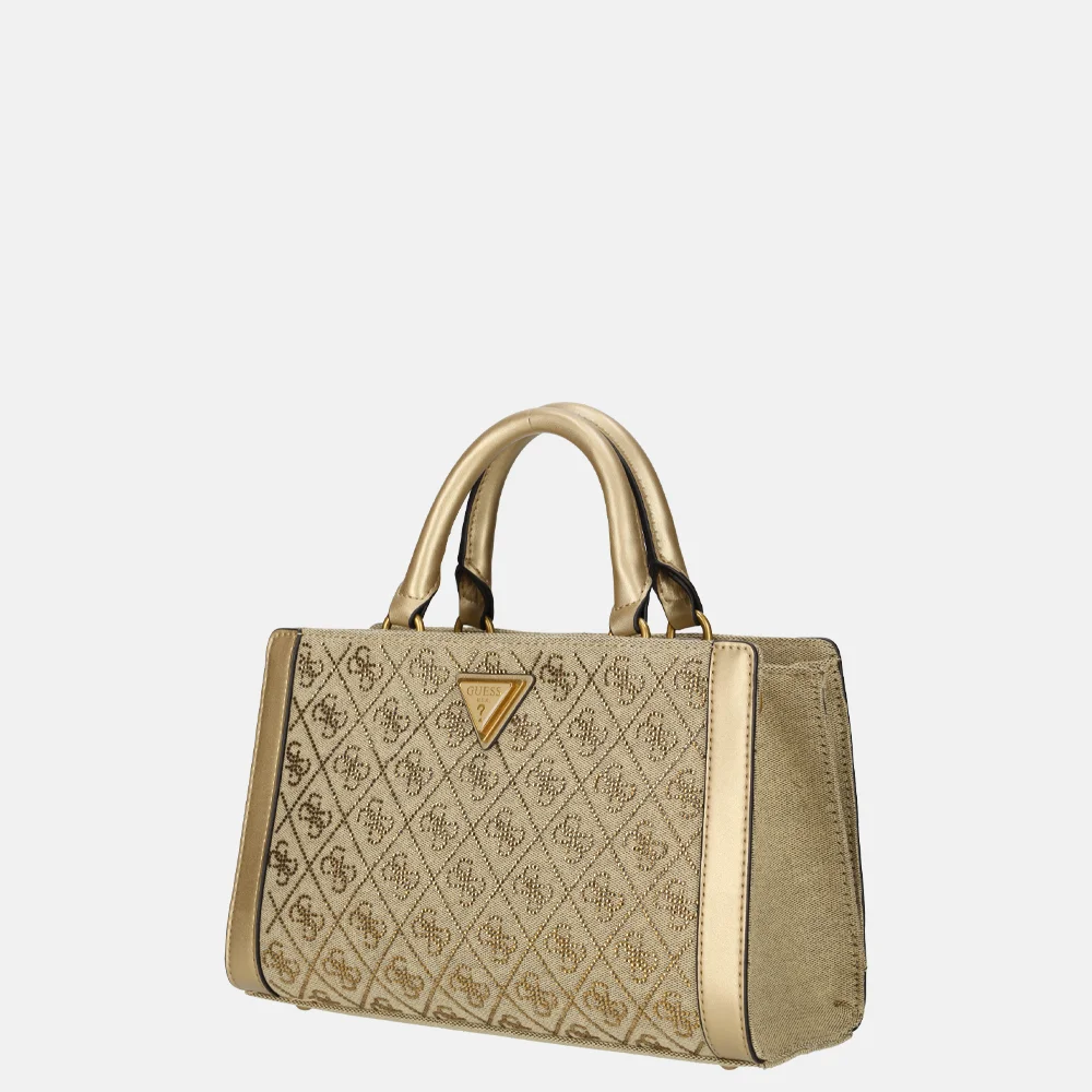 Guess Dili satchel handtas S latte logo bij Duifhuizen