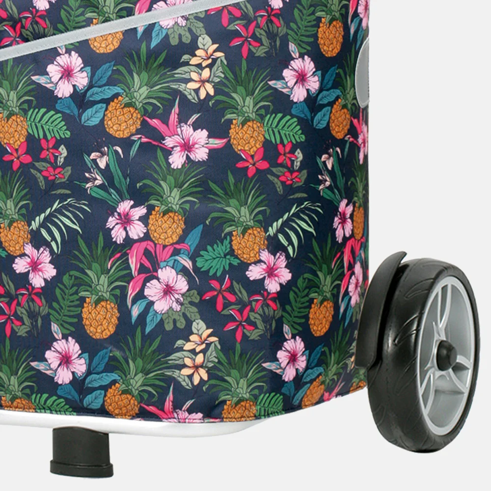 Andersen Unus shopper boodschappentrolley ananas bloem bij Duifhuizen