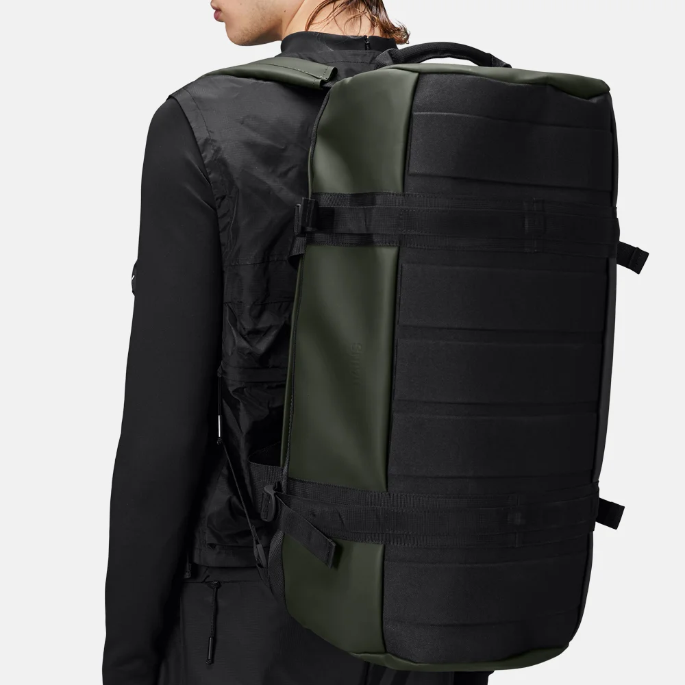 Rains Texel Duffel weekendtas small green  bij Duifhuizen