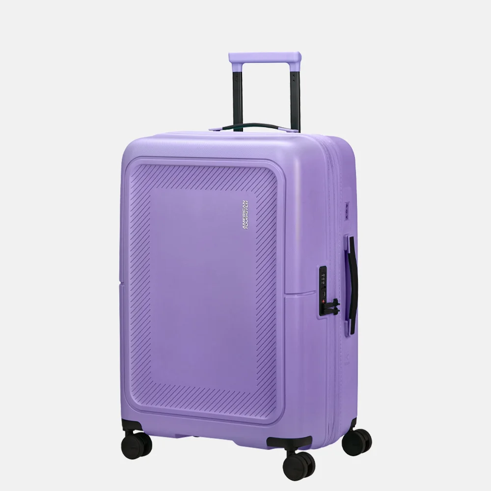 American Tourister Dashpop reiskoffer 67 cm violet purple bij Duifhuizen