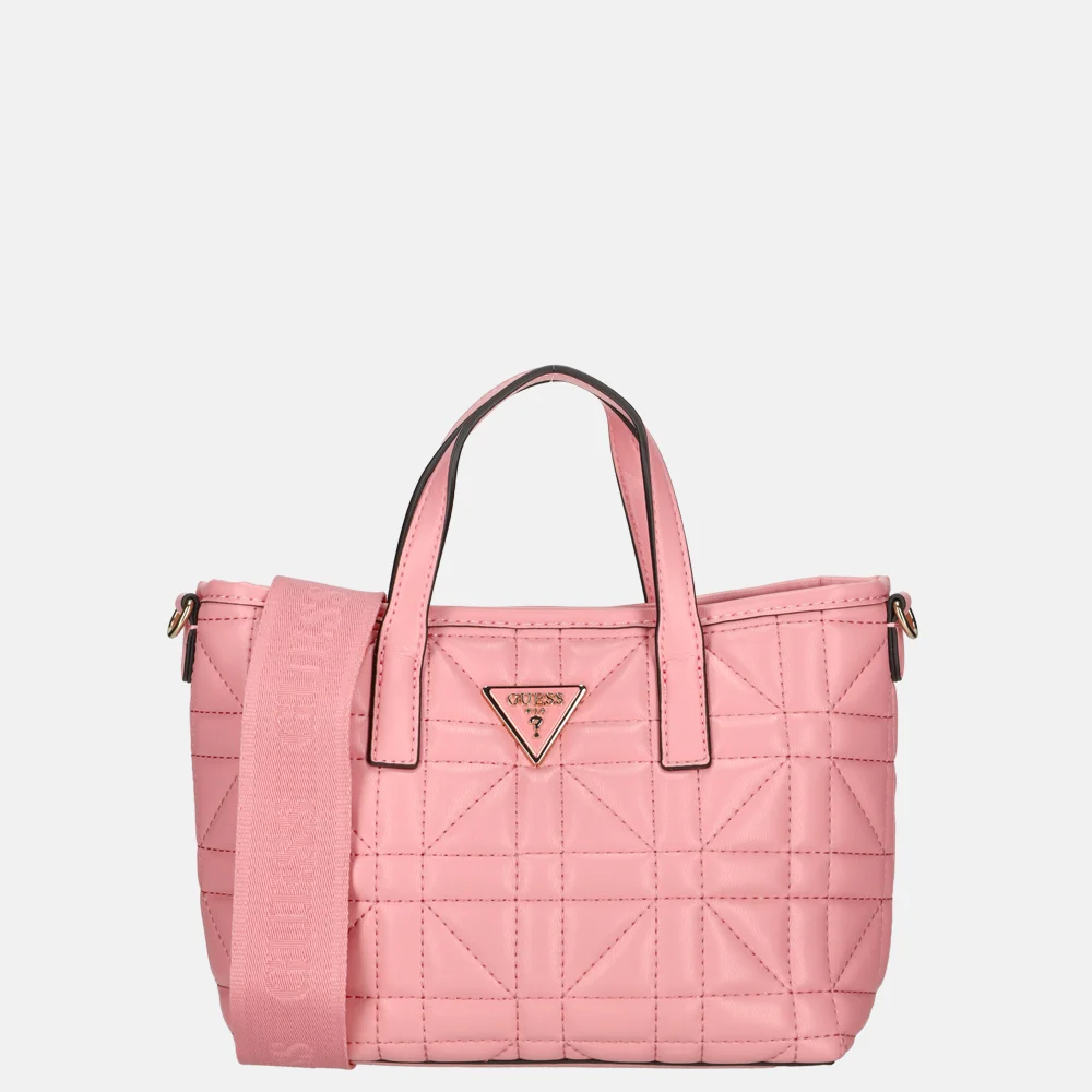 Guess Latona mini tote handtas pink