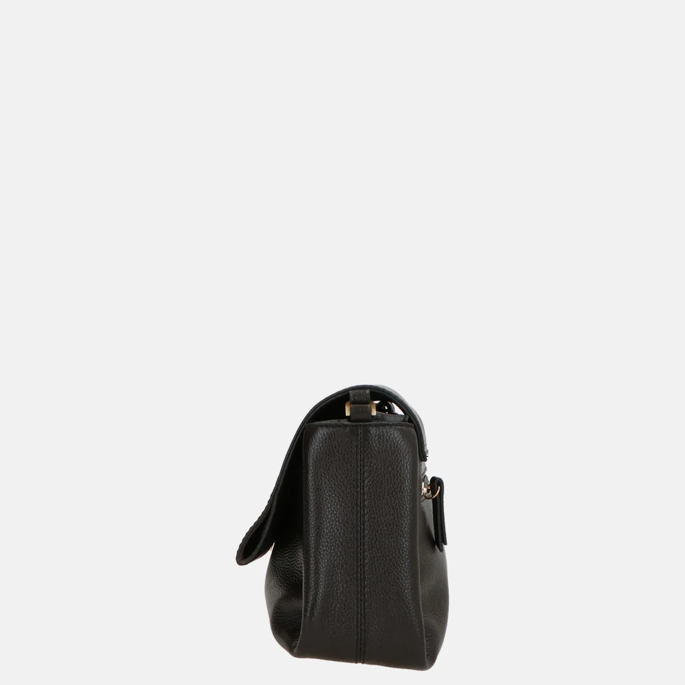 Loulou Essentiels Fleur crossbody tas chocolate torte bij Duifhuizen