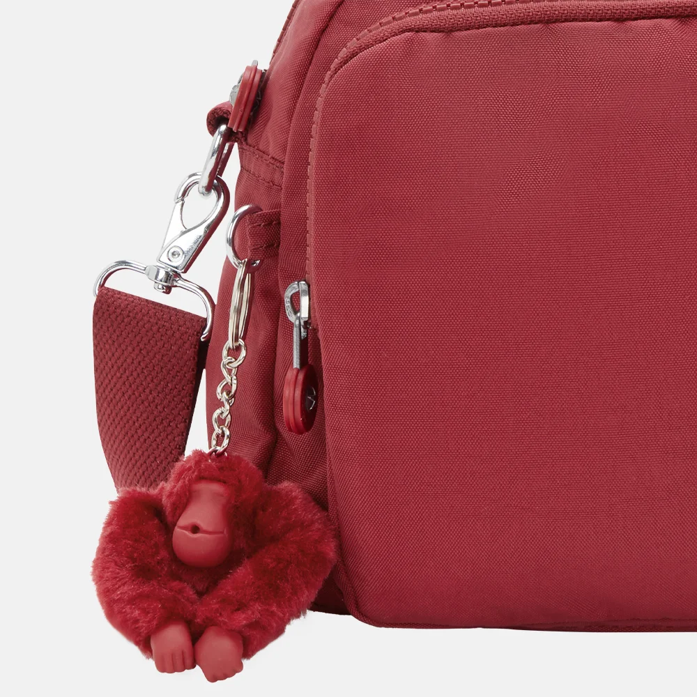 Kipling Cool Defea schoudertas funky red bij Duifhuizen