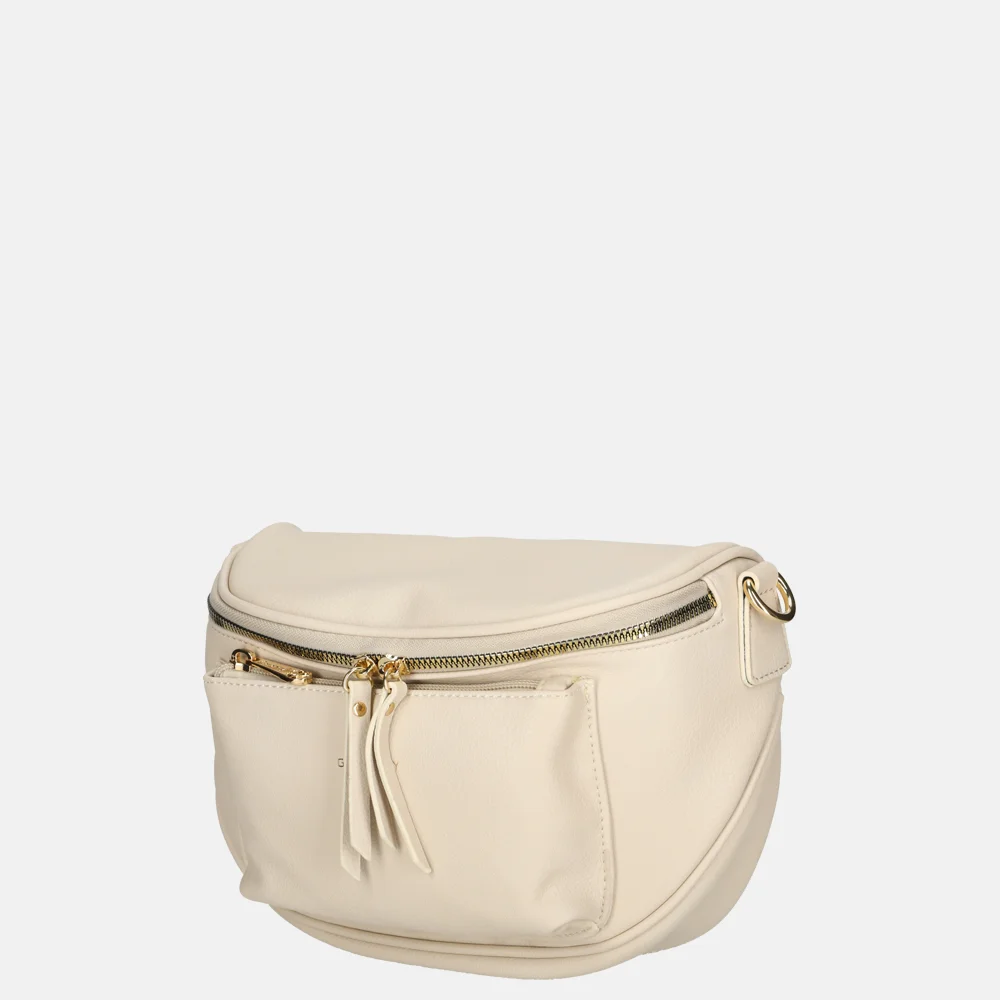 Firenze crossbody tas beige bij Duifhuizen