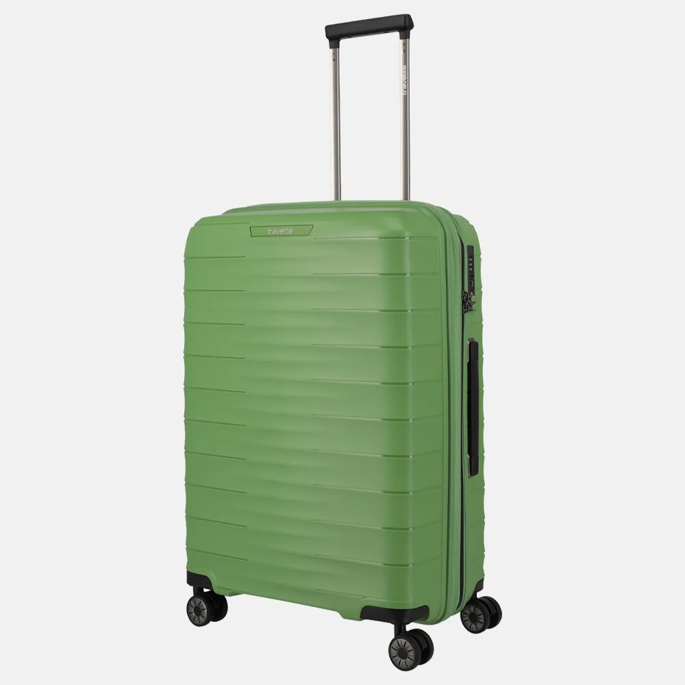 Travelite Mooby reiskoffer 66 cm green bij Duifhuizen