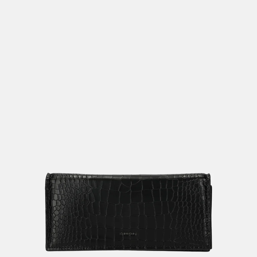 Calvin Klein Glow chain clutch black bij Duifhuizen