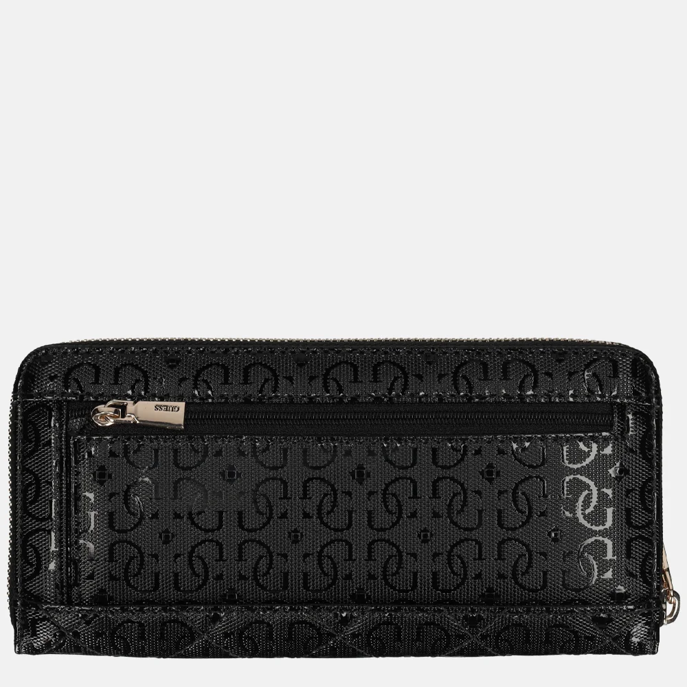 Guess Laurel SLG ziparound portemonnee L black bij Duifhuizen