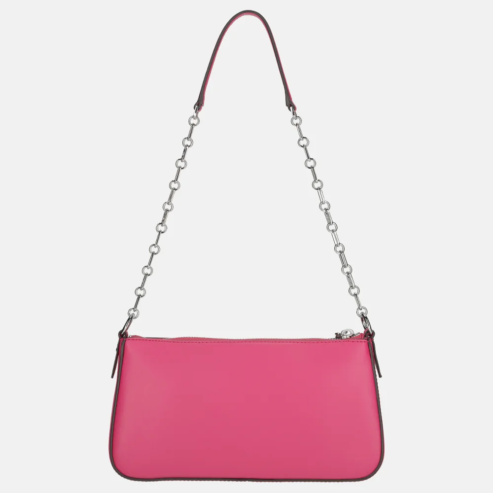 Michael Kors Empire chain pouch schoudertas wild berry bij Duifhuizen