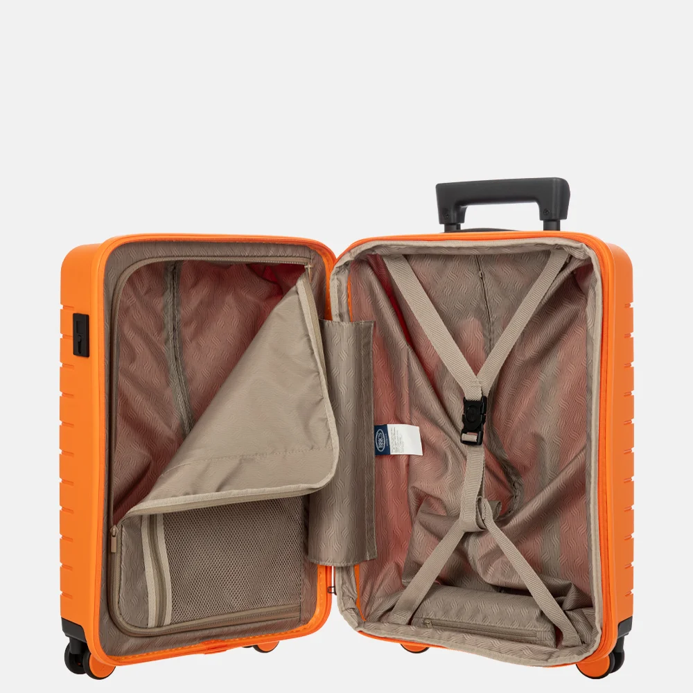 Bric's Ulisse Expandable handbagage koffer 55 cm orange bij Duifhuizen