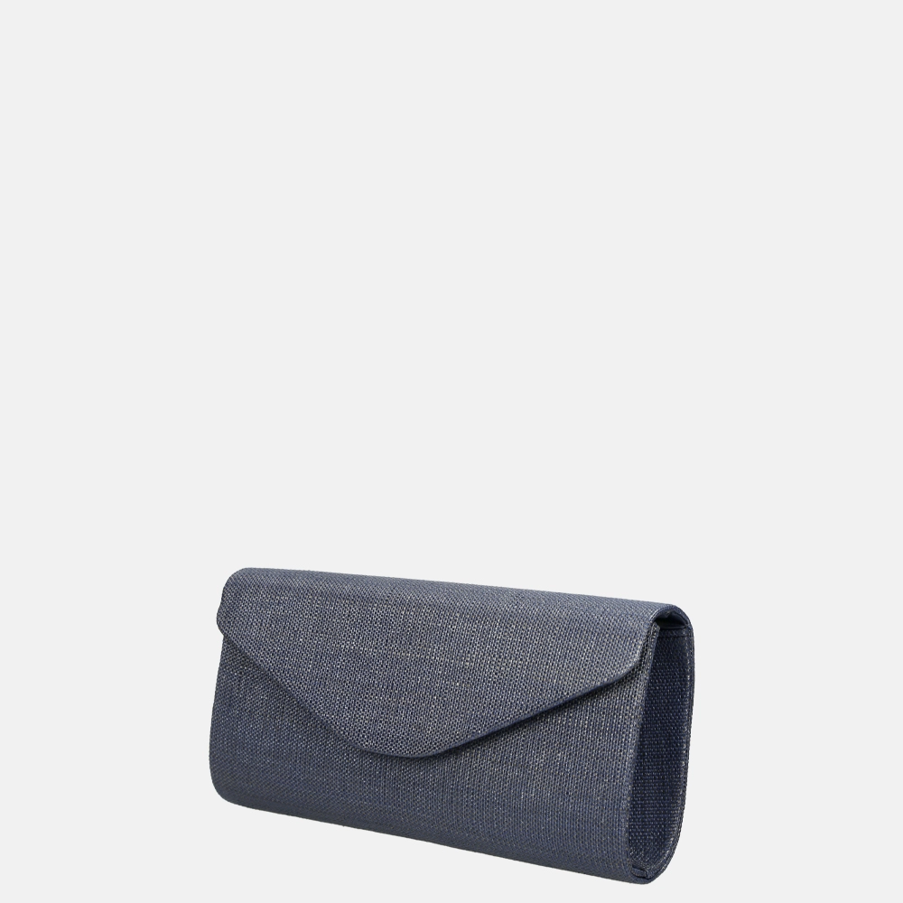 Firenze clutch canvas blue bij Duifhuizen