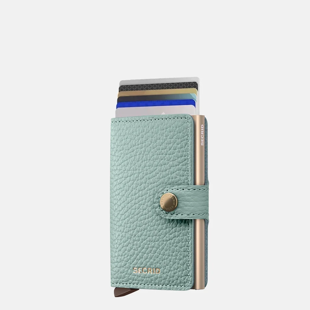 Secrid Miniwallet pasjeshouder pebble sea green bij Duifhuizen