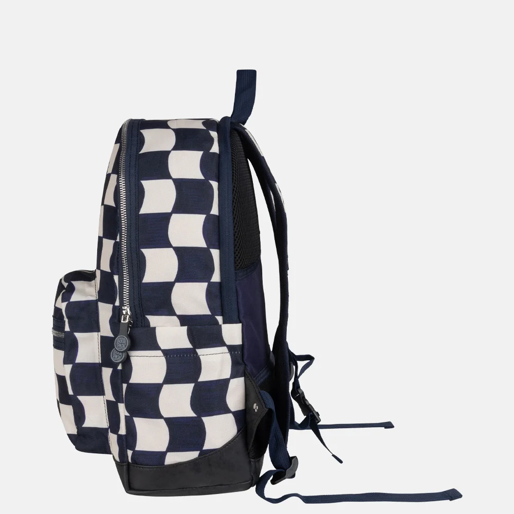 Pick & Pack Check it out kinderrugzak L navy bij Duifhuizen