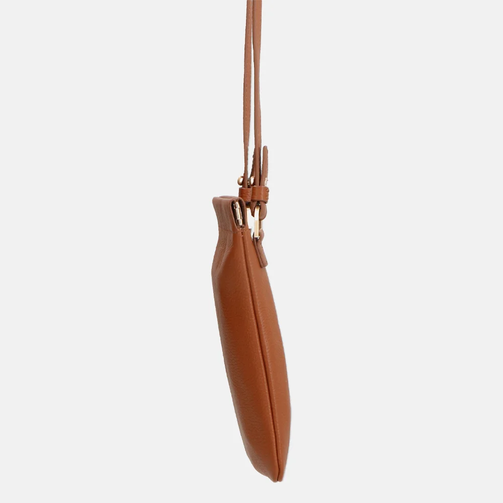 Loulou Essentiels Mia telefoontas cognac bij Duifhuizen