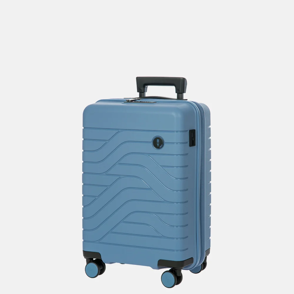 Bric's Ulisse Expandable handbagage koffer 55 cm grey blue bij Duifhuizen