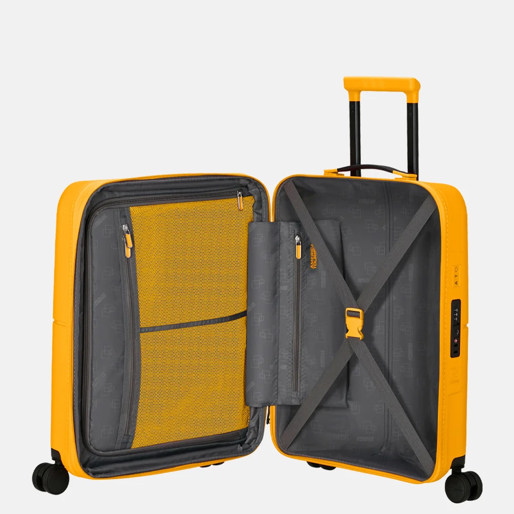 American Tourister Dashpop handbagage koffer 55 cm golden yellow bij Duifhuizen