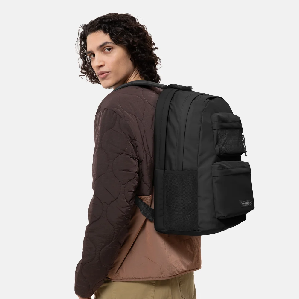 Eastpak Double Office laptoprugzak 17 inch black bij Duifhuizen