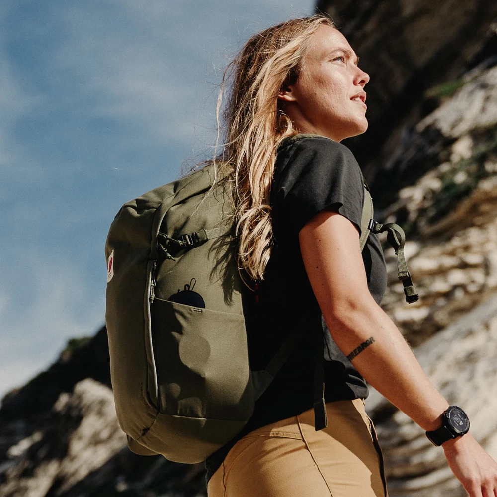 Fjallraven Ulvo rugzak 15 inch green bij Duifhuizen