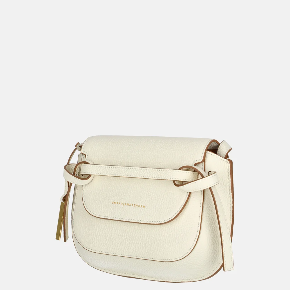 Smaak Amsterdam Clint crossbody tas cream bij Duifhuizen