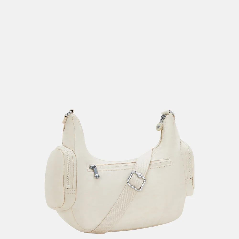 Kipling Rikka crossbody tas S hideaway beige bij Duifhuizen