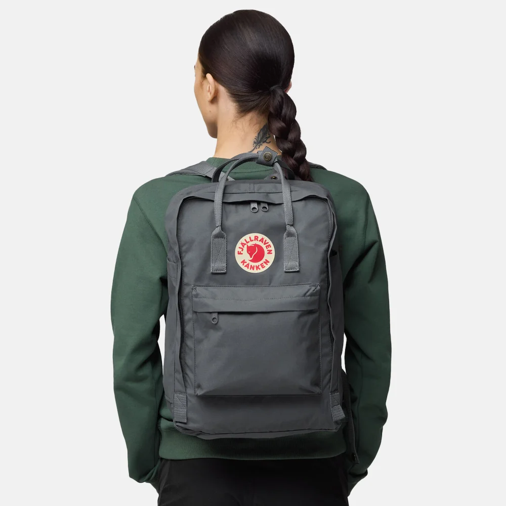 Fjallraven Kanken laptop rugzak 17 inch graphite bij Duifhuizen