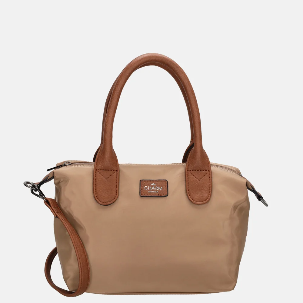 Charm London Buckingham handtas S taupe