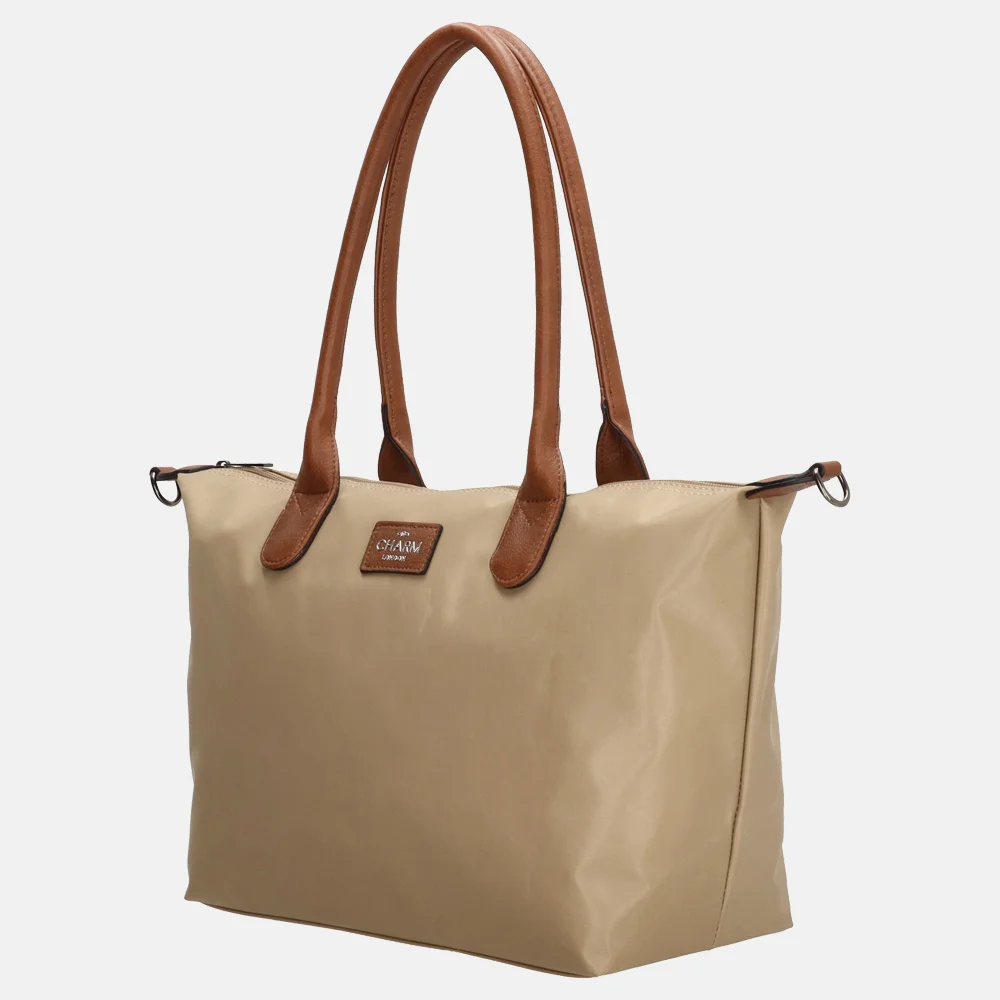 Charm London Buckingham shopper L zand bij Duifhuizen