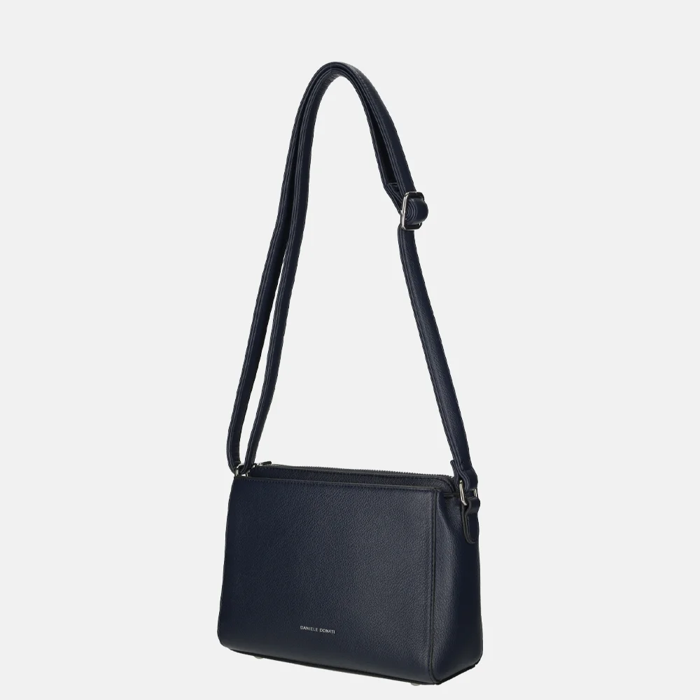 Daniele Donati crossbody tas dark blue bij Duifhuizen