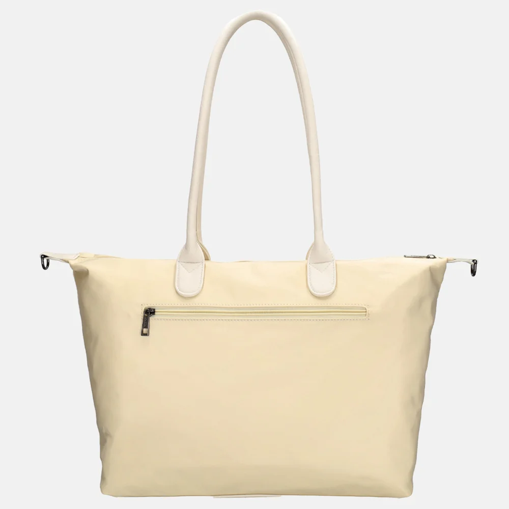 Charm London Buckingham mono shopper creme bij Duifhuizen