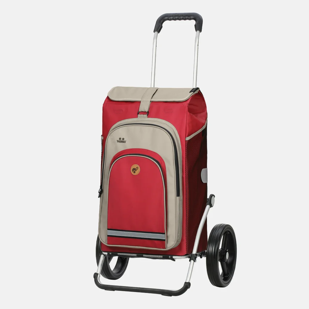 Andersen Royal Shopper Hydro 2.1 boodschappentrolley rood