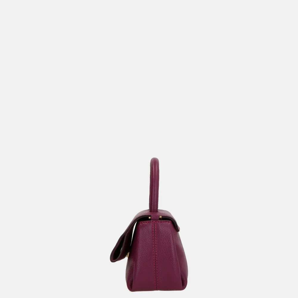 Loulou Essentiels Mae handtas plum bij Duifhuizen