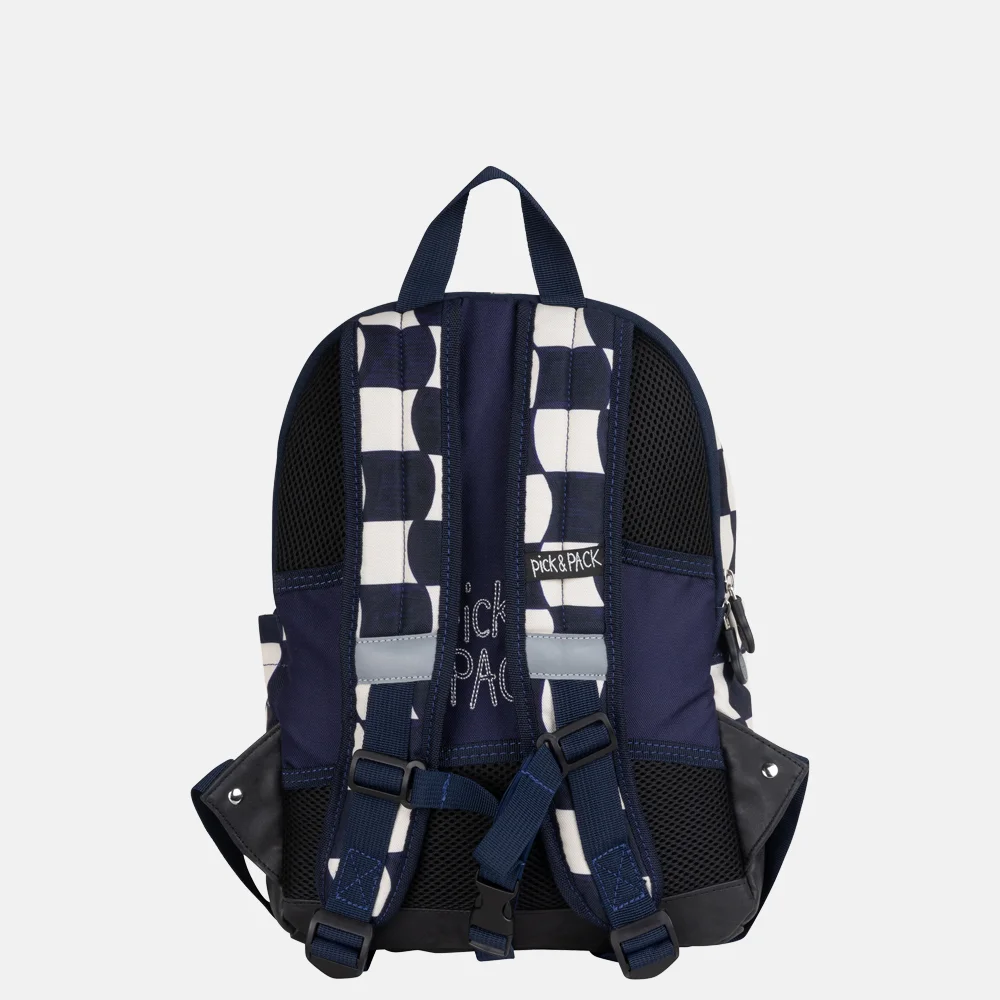 Pick & Pack Check it out kinderrugzak M navy bij Duifhuizen