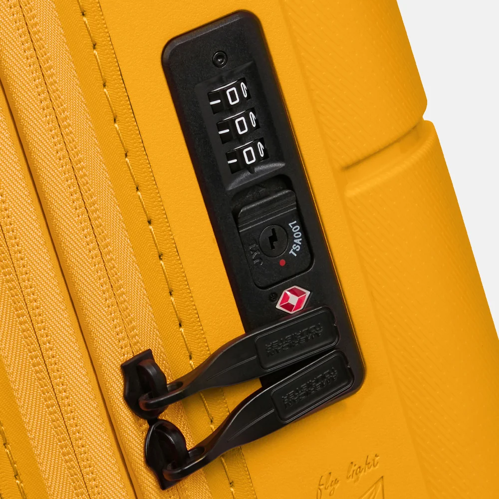 American Tourister Dashpop handbagage koffer 55 cm golden yellow bij Duifhuizen