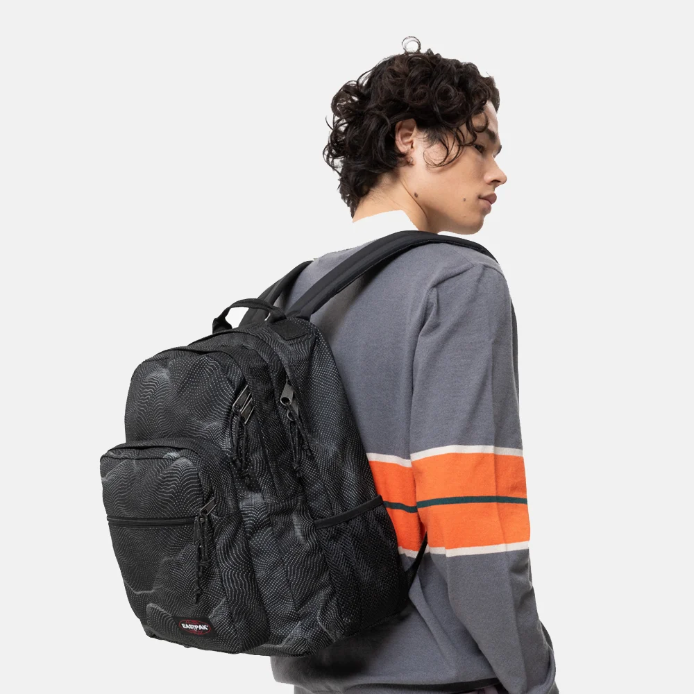 Eastpak Morius rugzak 15 inch refleksdot black bij Duifhuizen