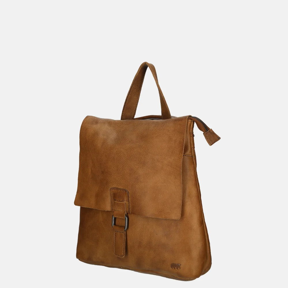 Bear Design Jesse shopper/ rugzak cognac bij Duifhuizen